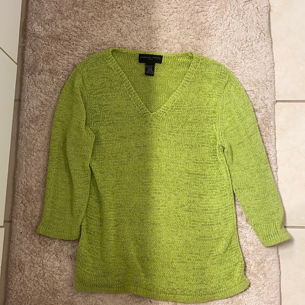 August Silk Sweater